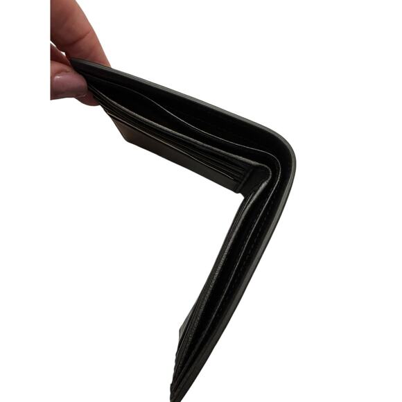 Alexander McQueen NWT Leather Biker Skull Bi-Fold Wallet in Black - Picture 14 of 14